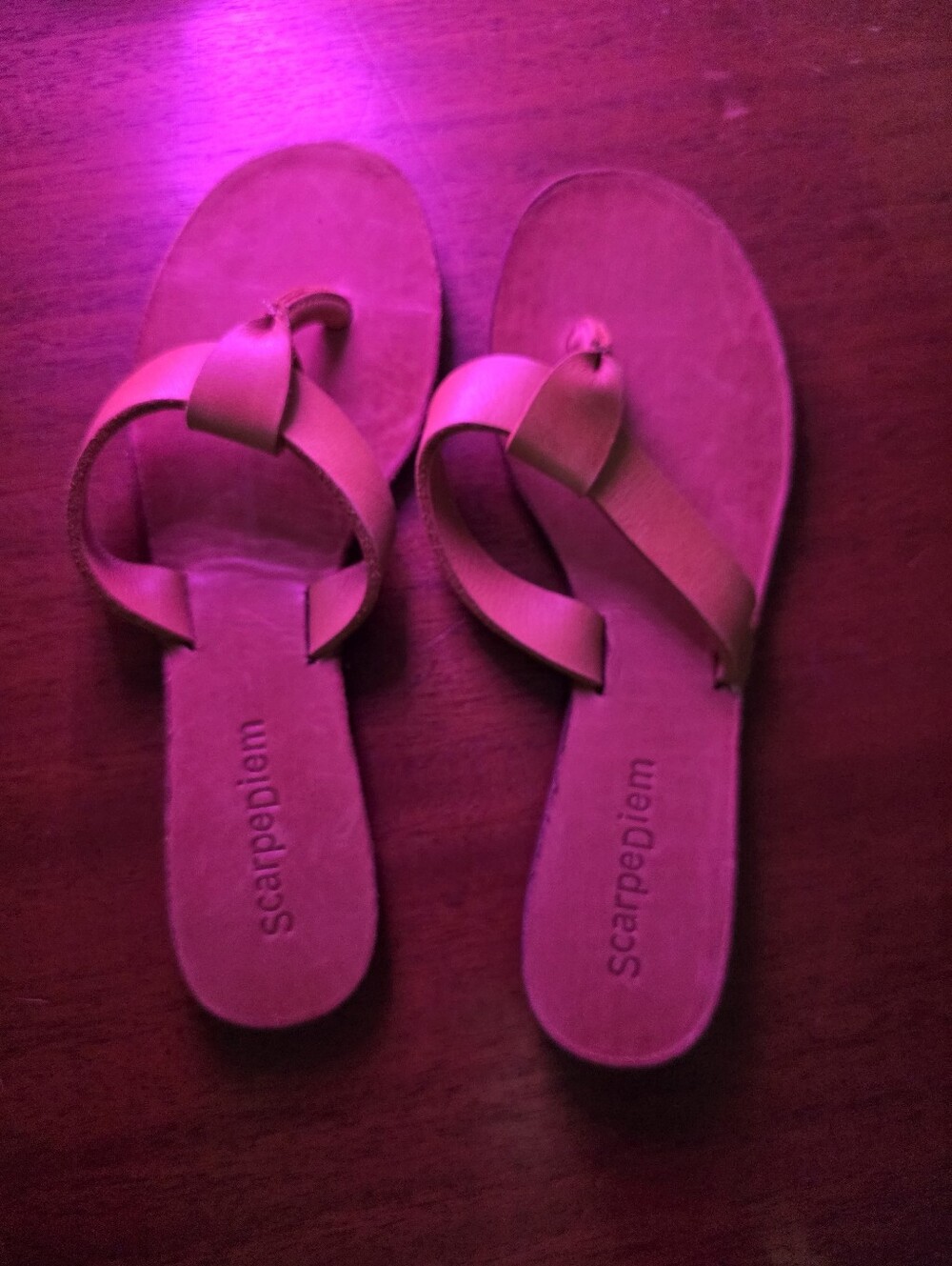 Women’s Knotted Leather Slide Sandals — Tan By ScarpeDiem